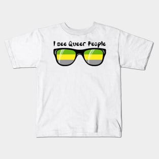 Lithromantic Sunglasses - Queer People Kids T-Shirt